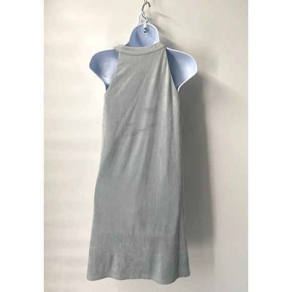 Lord & Taylor Design Lab Sage Crush‎ Velvet Shift Dress Medium - Picture 7 of 7